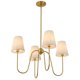 thumbnail image 2 of Candelabro Electro bp 69 cm Blanco y Dorado de 4 Brazos, 2 of 8