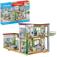 Toy Playmobil Modern Hospital Con 4 Figuras Y Accesorios