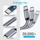 thumbnail image 5 of Divisor USB C Adaptador de auriculares y cargador USB C Adaptador de audio y cargador USB C dual Compatible con la serie iPhone 15 Pixel 2 XL/3XL/4XL/5 Galaxy S20/S20+/S21 Note 10/Note 20/ No compatib, 5 of 7