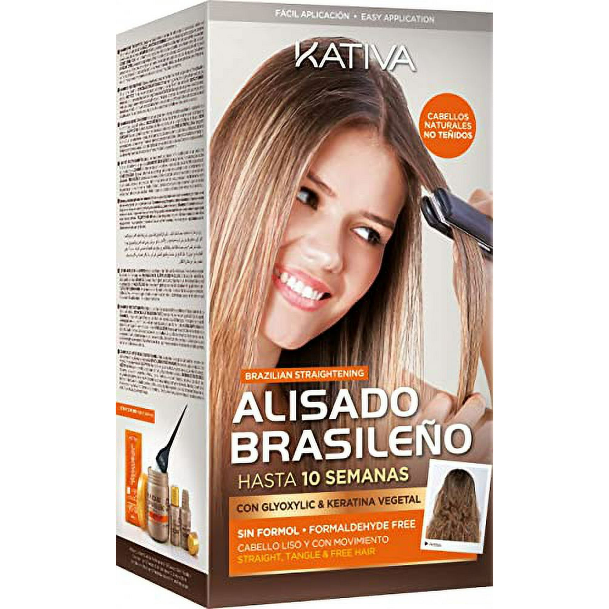 Kit Alisador Brasileño Kativa Keratina Y Aceite De Argán