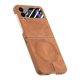 thumbnail image 5 of Magnetic Slim Case for Samsung Galaxy Z Flip 4 with Camera Guard & Anti-Scratch Back Brown, 5 of 5
