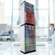 thumbnail image 5 of Estante para CD, torre de almacenamiento de discos, soporte universal para discos Blu-ray, vitrina para PS5/consola, capacidad máxima para 36 discos., 5 of 6
