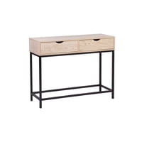 Habita2 Chile - Arrimo Dos Cajones Kelsy Madera Clara Estilo Industrial