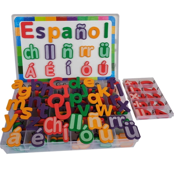 Imanes magnéticos con letras del alfabeto y números ABC para niños