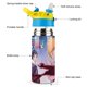 thumbnail image 3 of BLEACH Botella de Agua con Tapa Pop Top de Un Toque, Acero Inoxidable, a Prueba de Fugas, para Deportes, Botella Infantil azul 12 oz, 3 of 6