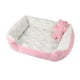 thumbnail image 5 of Suave Y Cálida Cama Para Mascotas Perro Gato Acogedor Cojín Esteras Antideslizante Manta De Cama De Felpa Rosa, 5 of 5