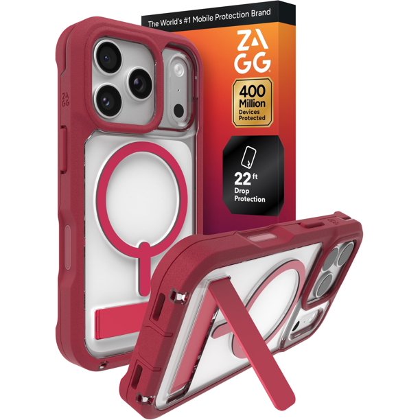 Funda ZAGG Rainier para iPhone 17 Pro con Soporte y Protección contra Caídas de 7 m