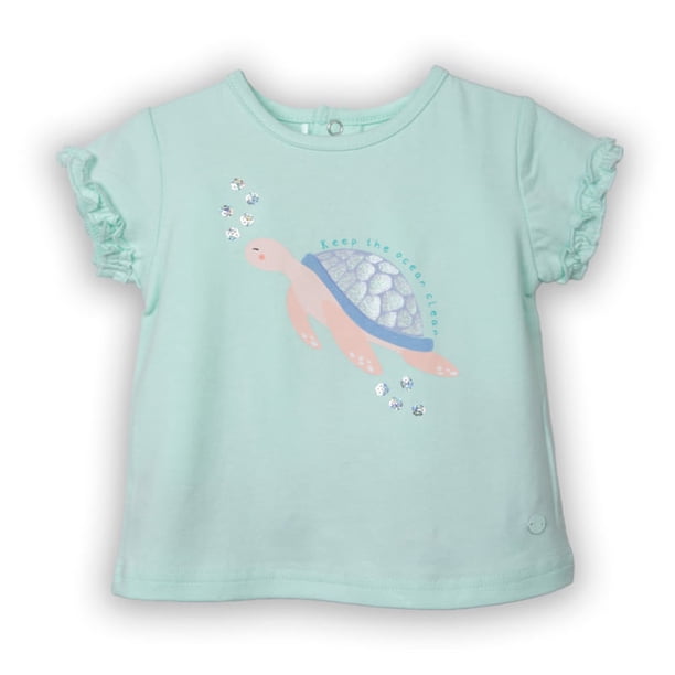 Polera Bebé Niña Verde Pillin
