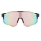 thumbnail image 1 of POLASUP GAFAS LENTES DE SOL Gafas de sol deportivas con lentes iridiscentes en tonos rosados y verdes, montura negra con detalles rosa. Diseño aerodinámico, protección UV 400, 1 of 5