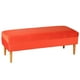 thumbnail image 2 of Banqueta Provenza Liso 2c Felpa 04 Naranja, 2 of 2