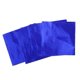 thumbnail image 3 of 100x Paquete De Caramelo De Chocolate Papel De Aluminio Aluminio Tinfoil Wrappers Royal Blue, 3 of 3