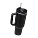 thumbnail image 3 of Vaso Con Asa Con Tapa Y Pajita Vaso De Coche Para Agua Café Negro, 3 of 3