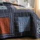 thumbnail image 5 of Juego de colcha acolchada NEWLAKE estilo paisley y cuadrícula tamaño king de 3 piezas, 5 of 7