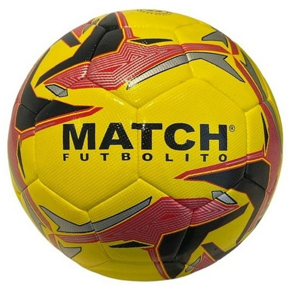 Balón Futbolito Match Bote Medio T.4 amarillo