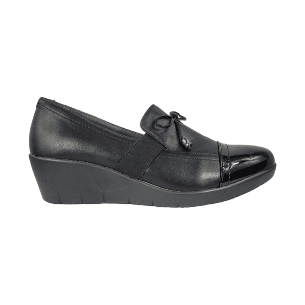 MOCASINES HUALUNAOTE NEGRO CASUAL MUJER A07181-1 - Talla 36