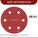 thumbnail image 4 of Disco Lija Velcro 225mm Grano 120 Set 10 Unidades, 4 of 6