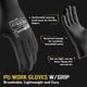 thumbnail image 2 of Guantes de trabajo de seguridad con revestimiento de poliuretano COOLJOB, calibre 13, negros, S, 2 of 6