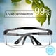 thumbnail image 3 of Gafas de seguridad protectoras, gafas de seguridad y antiparras con protectores laterales transparentes, resistentes a rayones, salpicaduras, impactos y protección UV para hombres y mujeres., 3 of 8
