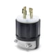 thumbnail image 1 of Enchufe eléctrico Leviton 021-02411-0PB con cierre negro/blanco, 1 of 4