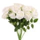 thumbnail image 1 of Flores Artificiales Uxcell Rosas Amarillo Blanco 12 Piezas, 1 of 3