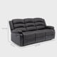 thumbnail image 4 of Sofá 3 Cuerpos Reclinable Moderno Negro Praga 8040SBK, 4 of 8
