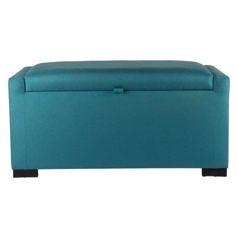 Máxima Design - Banqueta Con Baúl Leyzy Turquesa Omega 40X55X105 Cm