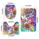 thumbnail image 3 of Juego de Alfombras de Baño Rainbow Rangers Terciopelo Coral 3 Piezas, 3 of 6