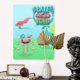 thumbnail image 5 of Kakao Friends Cartel de metal, decoración de pared con cartel de metal personalizado, regalos para aficionados, amigos, familia y seres queridos 40x30cm, 5 of 6