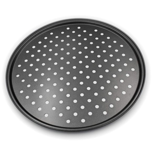 Sartén para pizza Handook, acero al carbono, antiadherente, 30 cm de diámetro