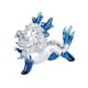thumbnail image 3 of Escultura Animal Decorativa Del Arte De La Estatuilla Del Dragón De Cristal Para La Decoración De La Oficina De La Mesa Azul, 3 of 3