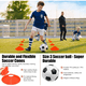 thumbnail image 4 of "2juego De Porterías De Fútbol  Belug Portátil Para Niños+accesorios Negro ", 4 of 5