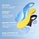 thumbnail image 4 of Plantillas para fascitis plantar Best Halo High Arch Support, azules, 4 of 9