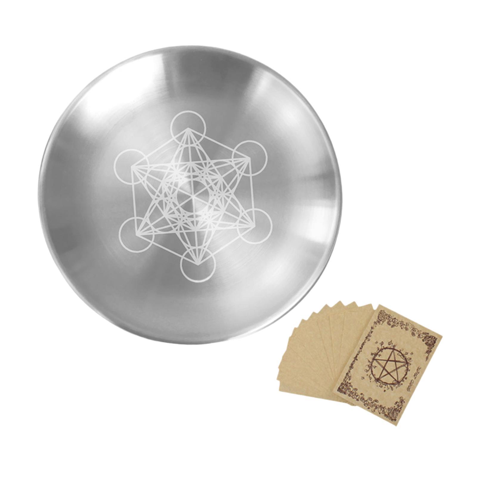 Bothyi - Plato De Altar De Acero Inoxidable Para Rituales, Oración, Ofrenda, Estilo C