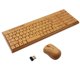 thumbnail image 1 of Combo de teclado y ratón Smart Tech Bamboo Wireless 2.4 GHz, 1 of 7