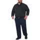 thumbnail image 2 of INSPIRE CHIC Camisa Formal de Manga Larga para Hombre Grande y Alto con Bolsillo en el Pecho XL Negro, 2 of 5