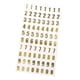 thumbnail image 3 of Metallic Gold Modern Stickers Scrapbooking DIY álbum Tarjeta Carteles Número, 3 of 5