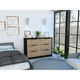 thumbnail image 5 of Comoda 4 Cajones 2 Puertas Fm-003n - Negro Y Cafe Claro, 5 of 8