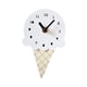 thumbnail image 3 of Mini Reloj De Pared Helado Hogar Reloj Colgante De Madera Para Decoración De Pared Del Hogar Blanco, 3 of 5