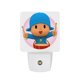 thumbnail image 1 of Pocoyo Luz nocturna LED con sensor de anochecer a amanecer para dormitorio, baño, pasillo, escaleras - Lámpara LED nocturna de enchufe, 0.5W - 1 pieza, 1 of 6