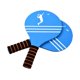 thumbnail image 5 of Juego De 2 Palas De Bádminton Para Ni?os, Juego De Volantes De Bádminton Para Playa, Gimnasio, Estilo Exterior A, 5 of 5