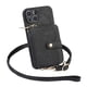 thumbnail image 5 of Funda Tipo Cartera con Correa Cruzada para iPhone 14 Protección Contra Golpes Negro, 5 of 6