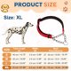 thumbnail image 2 of Collares de Cadena para Perros Uxcell, Collar para Perros sin Tirones Ajustable Reflectante de Nylon con Cadena de Acero Aleado, (XL-28 Pulgadas, Rojo), 2 of 7