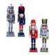 thumbnail image 5 of 4 Piezas De Figuras De Cascanueces De 12 Pulgadas, Figuras Decorativas De Navidad, Decoración Hecha A Mano, Estilo T, 5 of 5