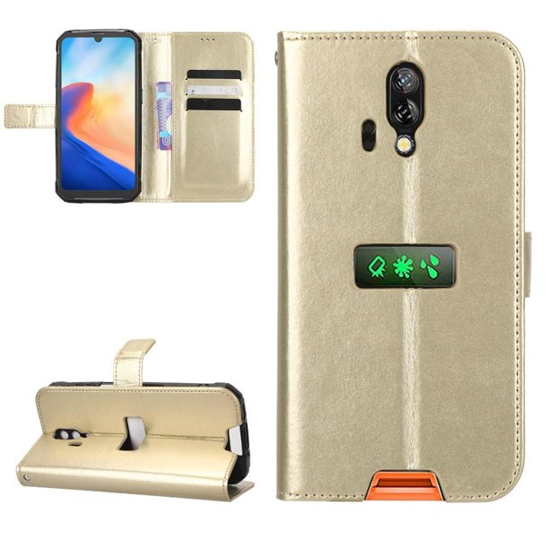 Funda tipo libro para Blackview BV7200, cartera todo‑en‑uno, funda multifuncional con tarjetero y correa de muñeca desmontable