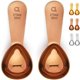 thumbnail image 1 of Cuchara de café Apace Living de acero inoxidable de 30 ml (juego de 2), 1 of 7