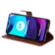 thumbnail image 5 of Funda con Cremallera para Motorola MOTO E20/E30/E40, Carcasa Cartera de Cuero PU con Soporte y Tarjetero, 5 of 6