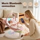 thumbnail image 3 of Columpio Para Bebé Portátil 5 Velocidades Bluetooth Rosa, 3 of 8