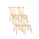thumbnail image 1 of Pack 4 Sillas Windsor Madera Maciza De Alta Calidad Estructura Fuerte Barnizado Semi Matte - Natural, 1 of 3