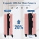 thumbnail image 2 of Equipaje de mano NEWBULIG de 50 cm, ligero y ampliable, rosa, 2 of 8