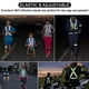 thumbnail image 5 of Chaleco reflectante, cinturón reflectante luminoso con 2 brazaletes reflectantes, ajustable, de alta visibilidad, ultraligero y cómodo para correr, caminar y andar en bicicleta., 5 of 5